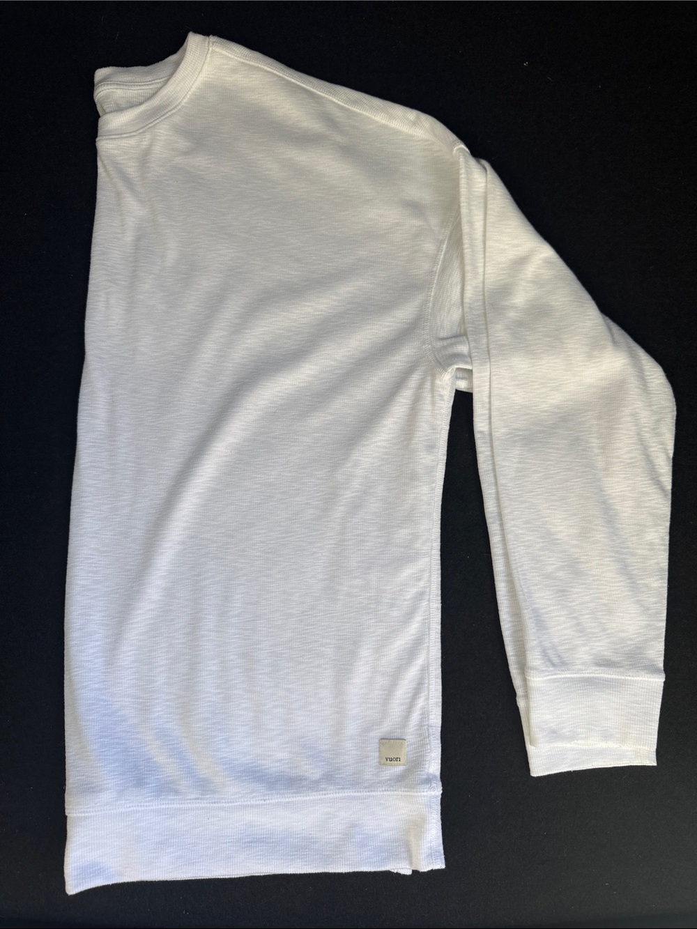 Vuori women White Long Sleeve oversized crewneck
